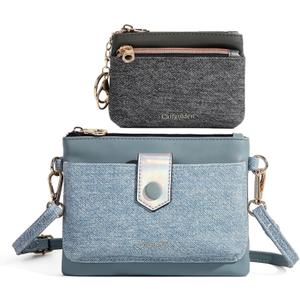 Small Crossbody Bags for Women, Sling bag, Cell Phone Purse with RFID Blocking, Crossbody Purse, Mini Pouch 2 Size Bags