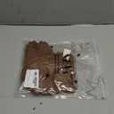 KIFOVEN Women’s Sheer Mesh Top Long Sleeve Mock Neck See Through Sexy Bodycon T Shirt Blouse Clubwear Caramel Medium