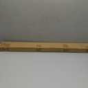 LOTUS & WINDOWARE Cordless Mini Blind, 1" Vinyl Slats, 35.5" Wide x 60" Long - White, Window Blinds for Home and Office, Interior Door Blinds - Light Filtering