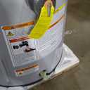 GE Appliances 26 Gallon Versatile, Electric Water Heater with Adjustable Thermostat & Drain Valve, Top Port Lowboy, 240 Volt