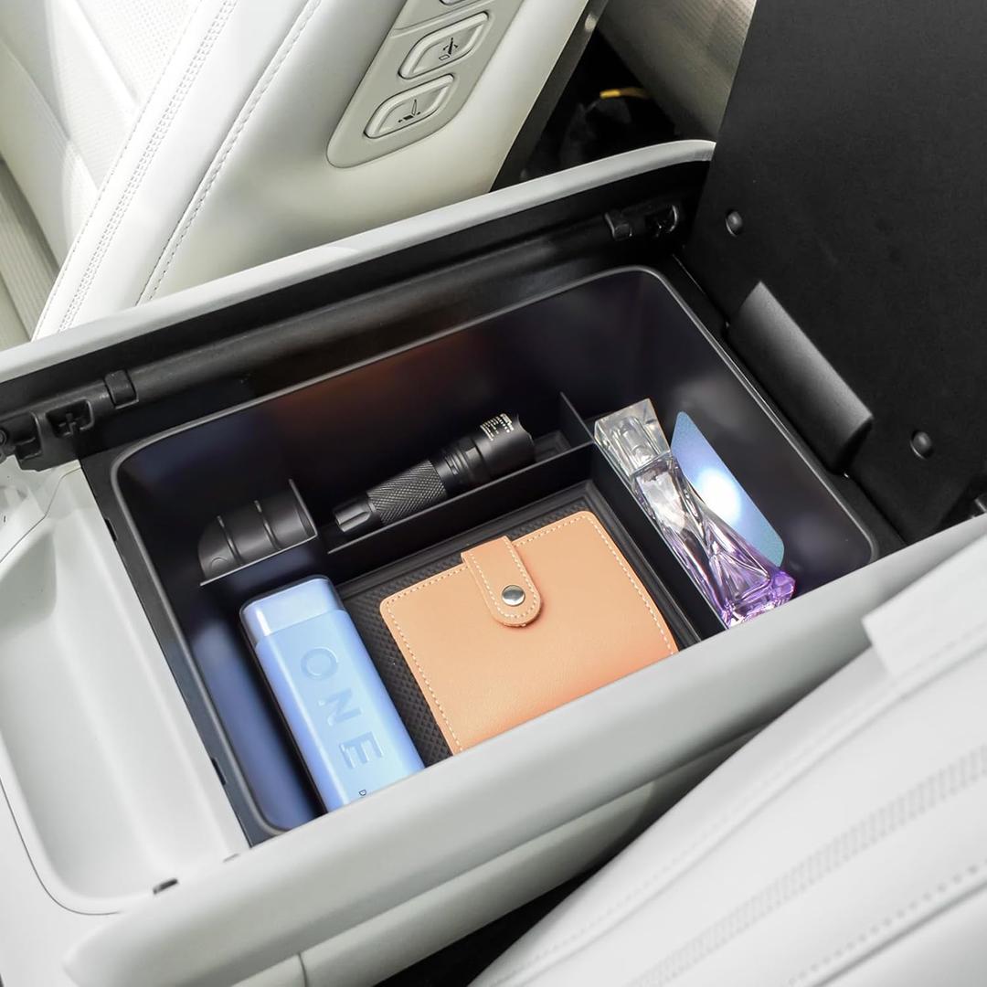 RUNROAD Center Console Organizer Tray Compatible with Hyundai Santa Fe 2024 2025 Accessories, Armrest Organizer Middle Console Tray Santa Fe Accessories Secondary Storage Box RUNROAD Center Console Organizer Tray Compatible with Hyundai Santa Fe 2024 2025 Accessories, Armrest Organizer Middle Console Tray Santa Fe Accessories Secondary Storage Box