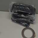 Grill Inserts Rings Covers For Jeep Grand Cherokee 2017 2018 2019 2020 2021 Honeycomb Grill Mesh Exterior Accessories Cover Overlay Kit,Not Fit SRT, Trackhawk, or 2021 Grand Cherokee L Models(Black)