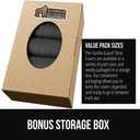 GORILLA GUARD Shoe Covers Disposable, Pack of 100 (50 Pairs) Waterproof Ankle Booties, Puncture Resistant Accessories for Work, Safety Boot Cover for Indoors and Outdoors, Secure Universal Fit, Black