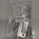 MY MIRONEY Sliding Door Lock for Window Glass Patio Doors Silver Auxiliary Security Lock(Uses Yale Lock Keyway)