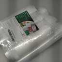 Bonsenkitchen Vacuum Sealer Rolls Bags, 6 Pack 3 Rolls 11" x 20' + 3 Rolls 8" x 20' Commercial Grade BPA Free Bag Rolls, Durable Customized Size Food Vac Bags for Storage and Sous Vide Cooking VB3211