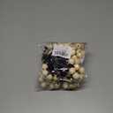 2 x DAZONGE Christmas Decorations, Felt Snowflake Garland and Wood Beads for Farmhouse Christmas Banner Decor, Wall, Shelf, and Holiday Decorations (Black)