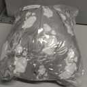 Love&go Soft Pillow Attached 2-in-1 Shopping Cart and High Chair Cover for Baby, Cotton Padded Cart Cover, Fold'n Roll Style, Portable with Carry Bag (Gray Elephant)