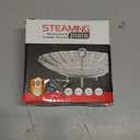 Steamer Basket for Cooking 304 Stainless Steel Entirely Thickened,Collapsible Steamer Insert for Pots, Fits Instant Pot/Skillets (6'' To 10'')