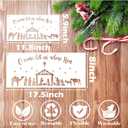 3 x Nativity Stencils for Painting on Wood Reusable Large Christmas Stencil for Crafts Door Hanger Doormats Wood Sign Home Canvas Wall Holiday (Nativity8)