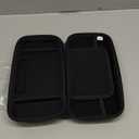 Orzly Carry Case Compatible with Nintendo Switch and New Switch OLED Console - Black Protective Hard Portable Travel Carry Case Shell Pouch with Pockets for Accessories and Games