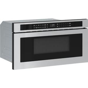 Zephyr 30 inch Built In Drawer Microwave Oven Under Cabinet - Integrated, Wall Mount, Under Counter Pull Out Microwave Drawer 1.2 cu ft, Preset Cooking Options, Easy Clean Coating, 1000W