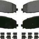 Wagner QS ZX1680 Disc Brake Pad Set, Chamfered Edges for Smooth, Quiet Stops, Fits 20132022 Ford F-250 Super Duty
