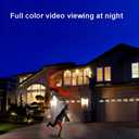 Starlight Window Camera, 2K Resolution, Full-Color Night Vision, Wi-Fi Indoor Security Camera, Wide Angle View, AI Detection