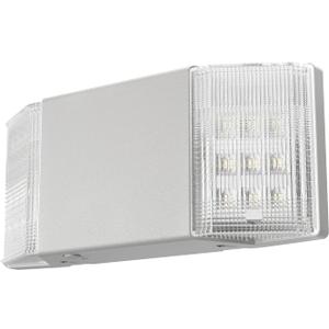 Spectsun 1 Packs Hardwired Emergency Exit Light Fixtures for Business, with Battery Backup, Two Head Adjustable LED Emergency Lighting, UL 924 CertifiedAC 120/277V.