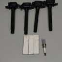 4Pcs Ignition Coil Pack Compatible with Jeep, Chrysler, Dodge, Ram & Fiat Vehicles L4 2.4L - Cherokee 2014-2020, Renegade/ProMaster City 2015-2021, Compass 2018-2021, 200 2015-2017 Replace OE# UF751