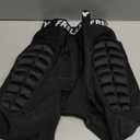 Frelaxy 3D Protective Butt Pads Padded Shorts for Snowboard, Ski and Skate, Crash Pad Impact Gear, Protection for Tailbone, Hip, and Butt (Large, Black)