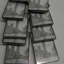 GOmaize Front Loading Black Picture Frame 4x6 Set of 10 Wall and Table Mounting