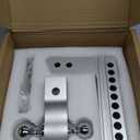 Adjustable Trailer Hitch - Tlvuvmo Aluminum Drop Hitch (Fits 2.5'' Receiver), 8 Inch Drop/Rise, 18,500 LBS GTW Heavy Duty Truck Hitch, (2'' & 2-5/16'') Chrome Plated Steel Balls - Tow Hitch Ball Mount