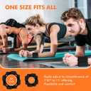 Wrist Weights, Ankle Weights for Women Men, Adjustable Wrist Weighted Bracelet for Home Gym Workout, Running, Yoga, Exercise, Strength Training (2 lb Pair (1 lb Each), Black)