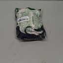 WDIRARA Women's 2 Pack Cami Top Backless Spaghetti Strap Rib Knit Padded Camisole Crop Tops (Large, Blue and White)