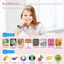 1.85" Kids Watch, AI(Translation/Q&A/Watch Face/Image Recognition)Smartwatches with Heart Rate,Sleep Monitor,Video Music Pedometer,NO APP/Phone, Gifts for 3-12 Years old Boys Girls(Built-in AI, Blue)