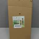 Bird Feeders for Outdoors (Metal, 2 Pack)  Chew-Proof Hanging Bird Feeder with 4 Ports, Rust-Proof Heavy Duty Tube Design, 15 Inches (Green)