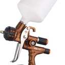 Paint Spray Gun PRD-717 VS Type with Split Nozzle 1.4mm Automotive Refinishing Spray Gun, Brown
