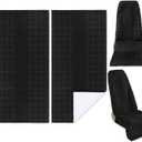 2 Pack Car Seat Towel Covers Athletic Running Towel Performance Microfiber Post Workout Sweat Washable Cover Non Slip for Seat Outdoor Sport (Midnight)