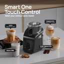 4-in-1 Milk Frother - Electric Steamer, Automatic Warm & Cold Cappuccino Foam Maker, 12.5oz Milk Warmer for Latte, Macchiato, Stainless Steel