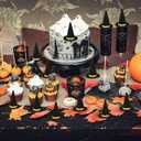 BESTOYARD 48 Pcs Halloween Mini Witch Hats, Black Party Favors Witch Hat Decor & Craft Supplies Felt Cloth for Adults & Kids