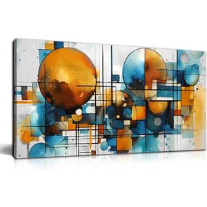 Abstract Canvas Wall Art Black and Red Geometry Prints 20x40 In
Large Modern Artwork, Living Room Bedroom Office Decor,Framed Ready to Hang,Gift