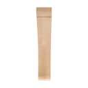 12 in x 2-1/2 in x 8 in Unfinished Medium Solid Traditional Plain Wood Bracket Corbel
