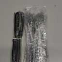 EWFEN 24-Piece Black Silverware Set with Steak Knives, Black Flatware Set for 4, Food-Grade Stainless Steel Tableware Cutlery Set, Mirror Finished Utensil Sets for Home Restaurant, Round Edge