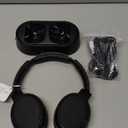 Swiitech Wireless Headphones for TV Watching with Charging Dock, 45H Playtime, Bluetooth 5.3, Clear Voice, No Audio Delay, Plug & Play Over-Ear Headset for Seniors (Black)