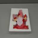 7.1"x5.1" Larger Valentines Day Gnome - Valentine's Day Decor Gifts Pink Resin Gnomes for Home Table Ornaments Sweet Valentines Day Gifts for Him Her