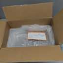 4 Pack Clear Stackable Storage Drawers, 3.95" H Easily Assemble Acrylic Organizer Bins - Multi-Use for Make up, Closet, Pantry, Bathroom, Medicine, Kitchen Cabinet & Undersink Organization