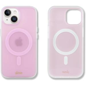 Sonix Protective Phone Case for iPhone 15, 14, 13 | Compatible with Magsafe | 10ft Drop Tested | Jelly Pink