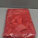 50 Pieces Red Satin Napkins, 17" x 17" Square Table Napkins, Silky Soft Smooth Washable Napkins for Restaurant, Weddings, Dinner, Party Decoration