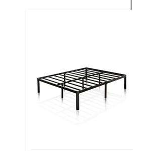 Zinus Van 16 Inch Metal Platform Bed Frame with Steel Slat Support / Mattress Foundation, Full