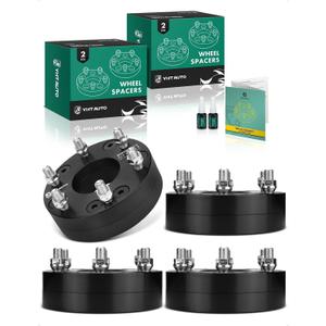 YHTAUTO 5x5 to 6x5.5 Wheel Adapters 2 inch Fits Jeep 1999-2024 Grand Cherokee, XK WJ WK WK2 JK JL JT WL, Chevy C10 Impala, C/K 1500, Tahoe, Yukon, Durango, w/ M14x1.5 & 12.9 Studs, 78.1mm Center Bore YHTAUTO 5x5 to 6x5.5 Wheel Adapters 2 inch Fits Jeep 1999-2024 Grand Cherokee, XK WJ WK WK2 JK JL JT WL, Chevy C10 Impala, C/K 1500, Tahoe, Yukon, Durango, w/ M14x1.5 & 12.9 Studs, 78.1mm Center Bore