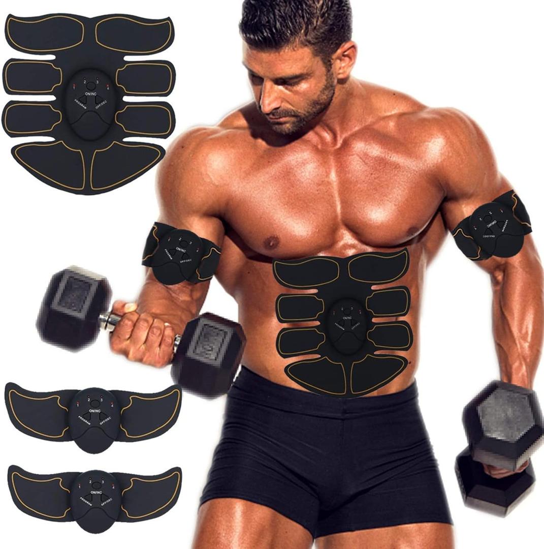 Fitness Belt Abs Stimulator Muscle Training Fitness Workout Equipment Ab Core Toner Belt for Abdominal/Arm/Leg For Home Use