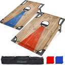 GoSports Portable Cornhole Game Sets  Premium Outdoor Lawn or Beach Toss Game for Kids and Adults