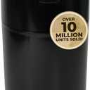 COFFEEVAC 1LB Patented Airtight Multi-use Vacuum Works as Smell Proof Ground Coffee Bean Containers. Black Cap and Body, 1.85-Liter/1.6-Quart