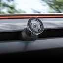YONZEE Magnetic Phone Mount Compatible with 20252026 Model Y Juniper and 20242026 Tesla Model 3 Highland, Dashboard Ball Joint Base, Strong Magnetic Ring, 360° Rotation