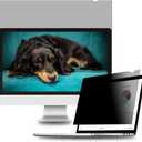 24 Inch - 16:9 Aspect Ratio - Computer Privacy Screen Filter for Widescreen Monitor - Anti-Glare - Protects Eyes from Harmful Glare and Blue Light [WELINC Light]