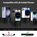 Designer Cell Phone Wrist Strap, Anti-Lost Lanyard Wristlet Charm for iPhone 17 Pro Max&Most Cellphones, Leather Bracelet