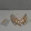 Unicra Silver Princess Crown Quinceanera Tiara Bridal Wedding Rhinestone Crowns for Women (Gold)