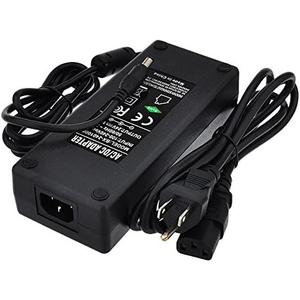 Power Adapter with 5.5x2.5mm DC Plug and 2.1mm Adapter, Black