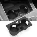 Yumzeco Compatible with BMW Cup Holder Insert for X5 G05 X6 G06 X7 G07 2019-2024, Anti-Slip Silicone Center Console Cup Holder Fit for X5 G05 X6 G06 X7 G07 2019-2024, Console Water Cup Holder Pad