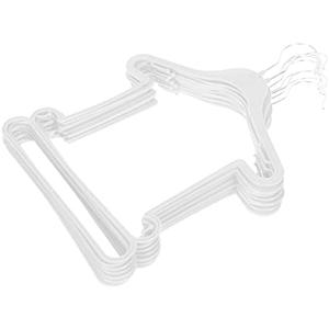 Alipis Baby Clothes Hanger Set 10 Pcs Plastic Hangers Infant Boys and Girls Pink Color